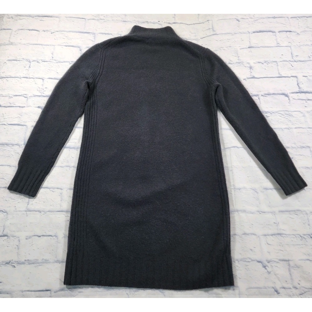 J Crew WOMENS SIZE S Merino Wool Alpaca Blend Black Sweater Dress Minimalist - Picture 13 of 14
